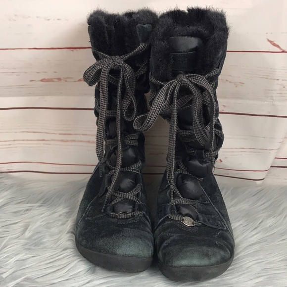 timberland black winter boots